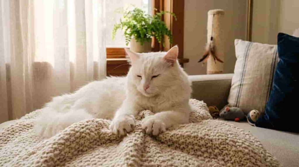 cat-kneading-and-biting