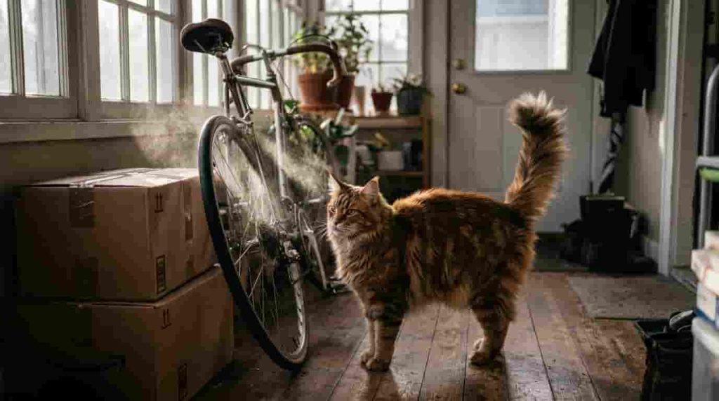 feline-scent-marking