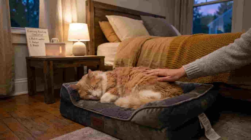 Building a Realistic Evening Routine That Helps Your Cat Recover