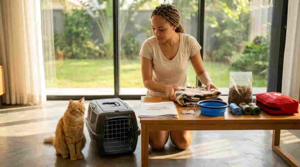 Preparing for Cat Travel by Road Safely