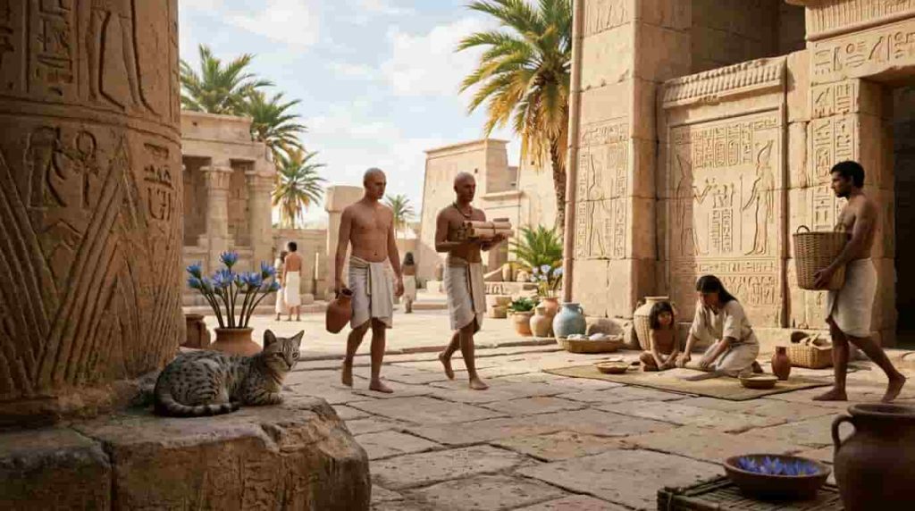 Ancient cat traditions 