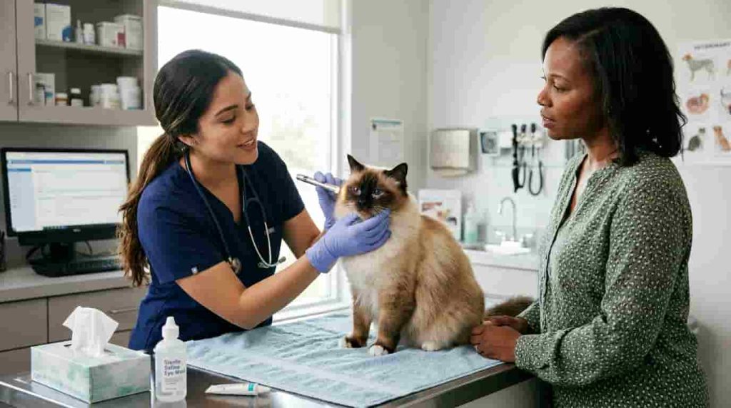 Common Causes of Cat Eye Redness in the Home