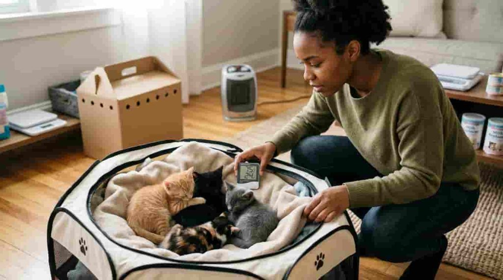 AC safety for young kittens: Understanding Thermoregulation Risks