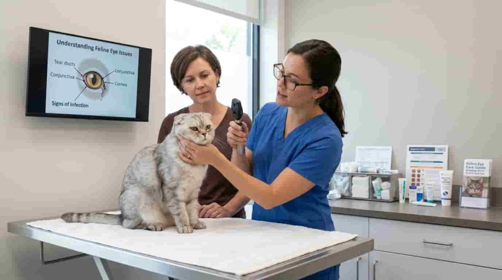 Recognizing When to Visit a Veterinarian for Cat Eye Discharge