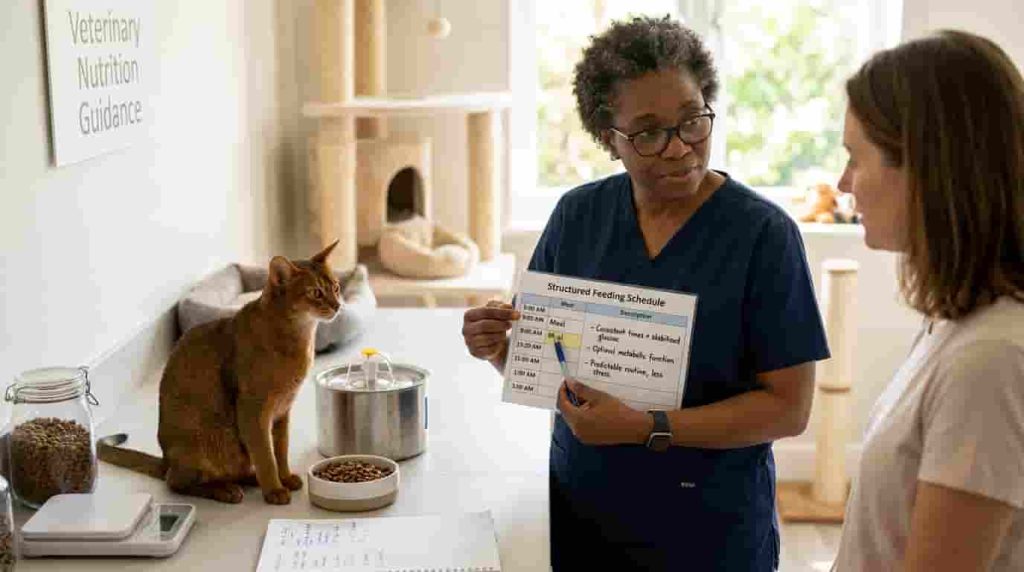 Tailoring a Specific Feeding Schedule for Kittens and Active Adults