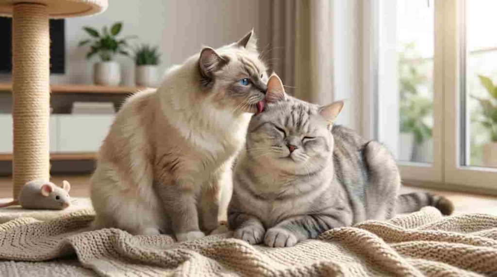 The Hidden Psychology Behind Cat Grooming Others