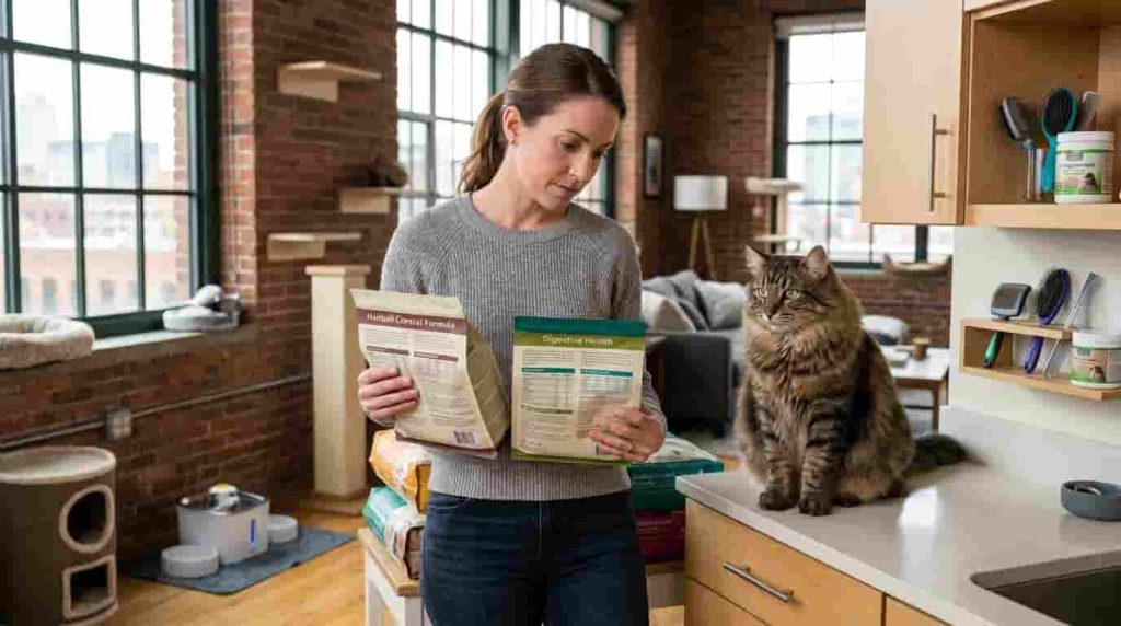 Cat Hairball Control: The Biological Origin of Digestive Fur Accumulation