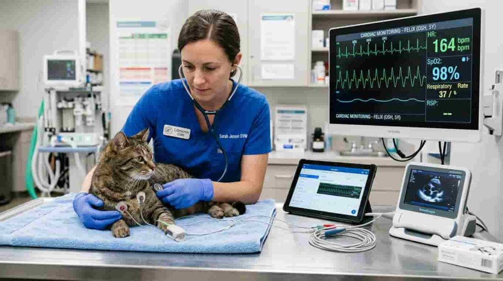 Managing a Fast Cat Heart Rate at Home