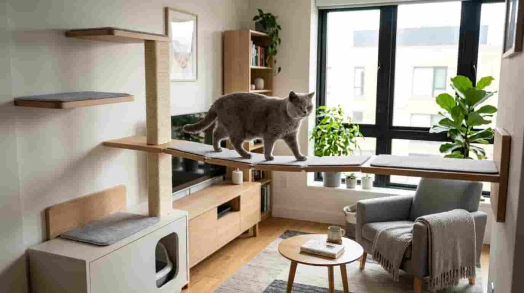 Maximize Space with Cat Friendly Home Design