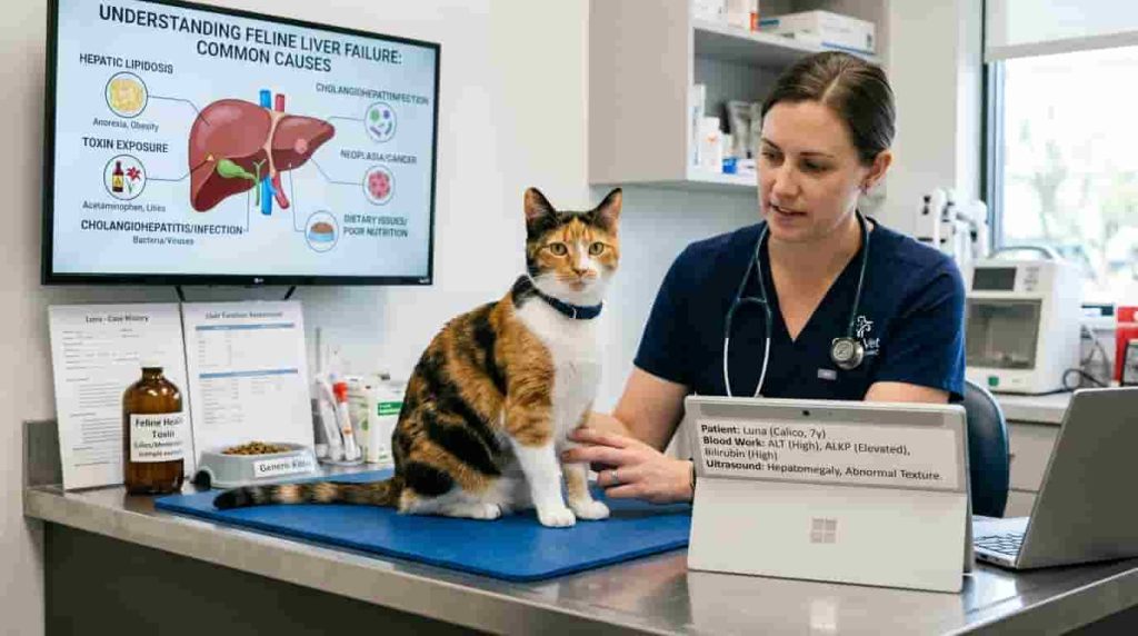 Common Causes of Liver Failure in Cats