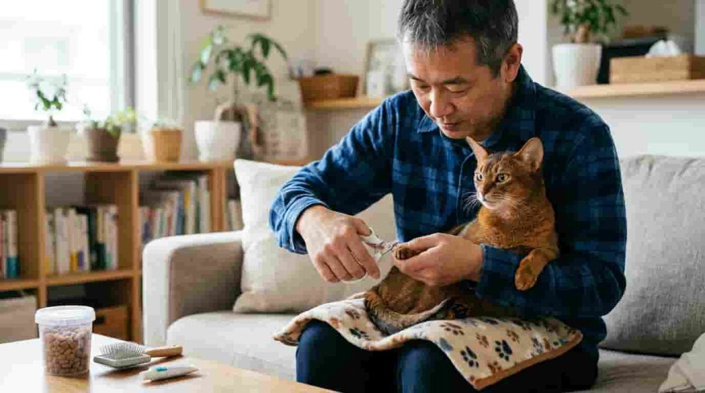 Making Cat Grooming at Home a Peaceful Routine