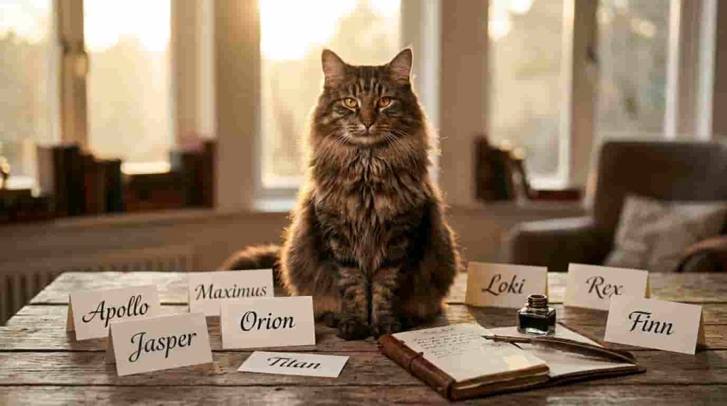 Selecting Popular Male Cat Names with Character