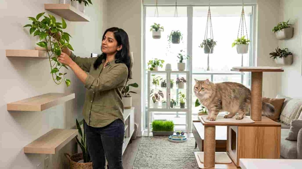 How to Protect Plants from Cats Using Texture