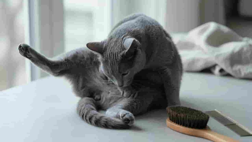 Grooming and Managing Russian Blue Cat Colors