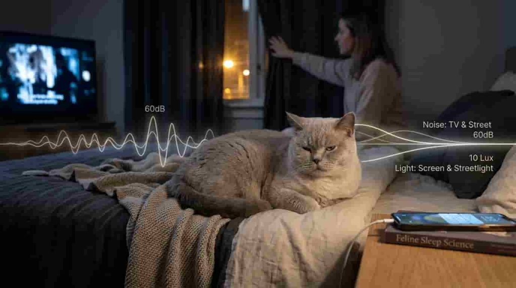 Environmental Disturbances to Cat's Sleep