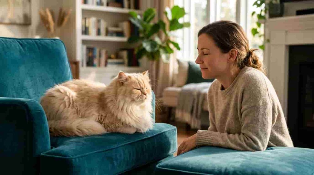 A Real Life Example of Slow Blink Cat Love