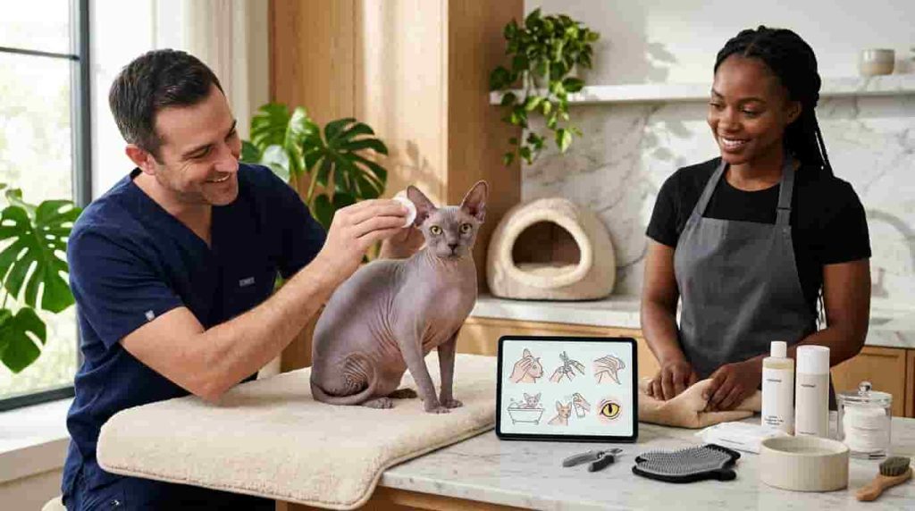 Managing Hairless Cat Skin Health