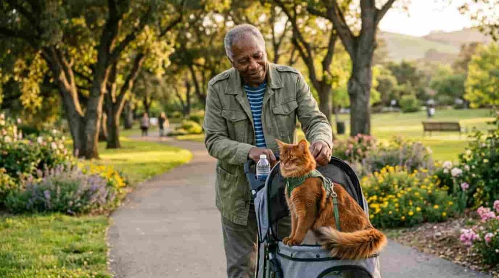Cat Stroller Benefits: Enhancing Feline Mental Stimulation Safely