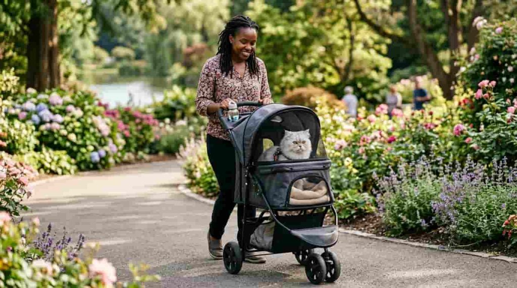 Therapeutic Benefits of Cat Strollers for Vulnerable Pets
