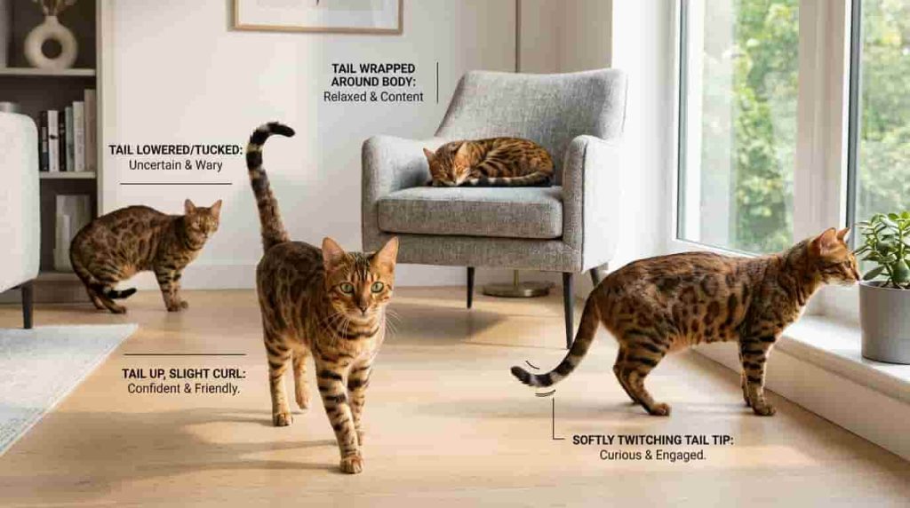 A Real Life Example of Decoding Cat Tail Positions