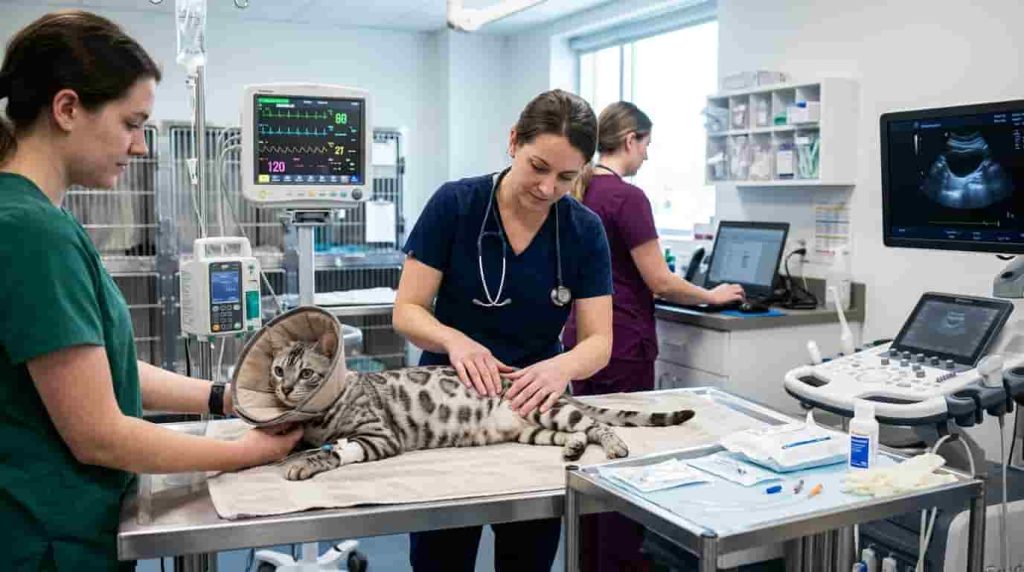Emergency Treatment for Cat Urinary Blockage at the Veterinary Hospital