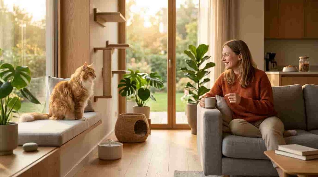 Decoding the Cat Eyesight Towards Humans