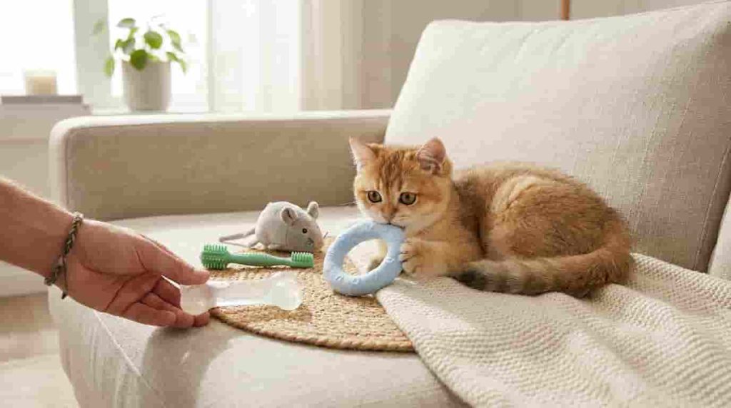 Best Remedies for Kitten Teething Pain