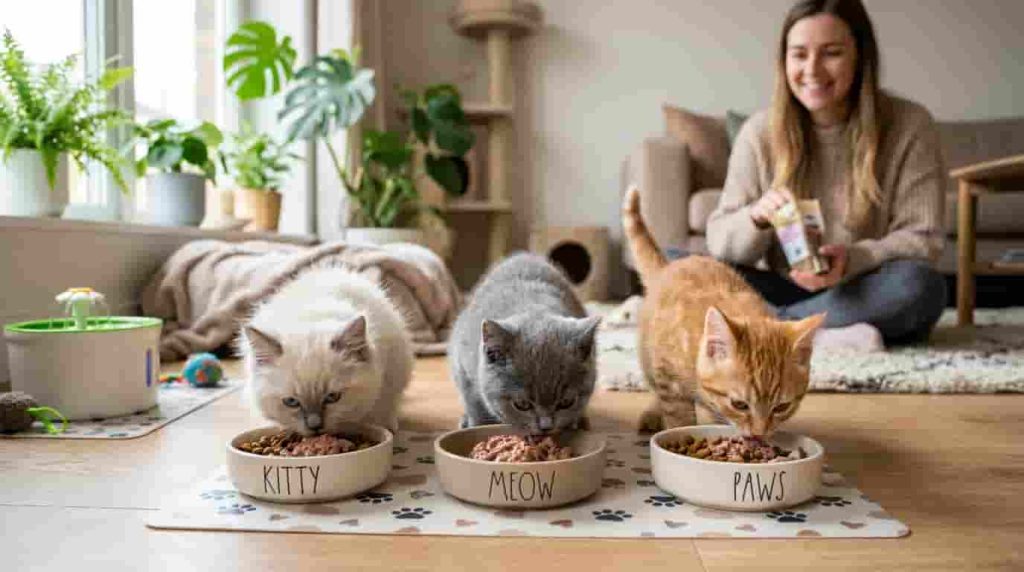 Adjusting the Kitten Feeding Schedule