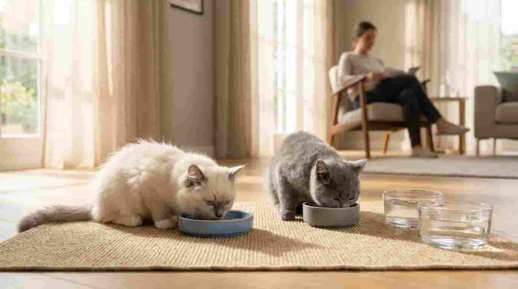 Adjusting the Kitten Feeding Schedule