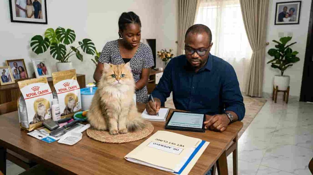 Persian cat costs in Nigeria Breakdown