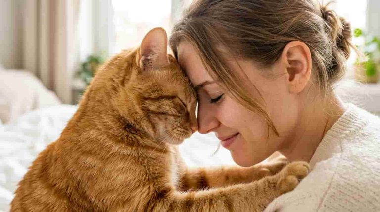 Cat_pressing_forehead_on_person