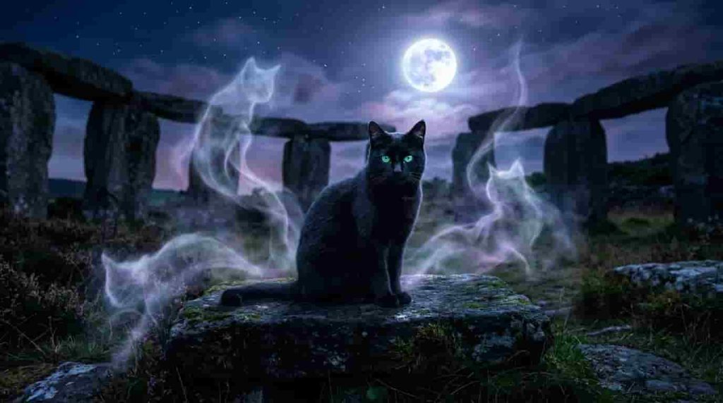 Irish Folklore Connects Dark Felines to Midnight Spirits