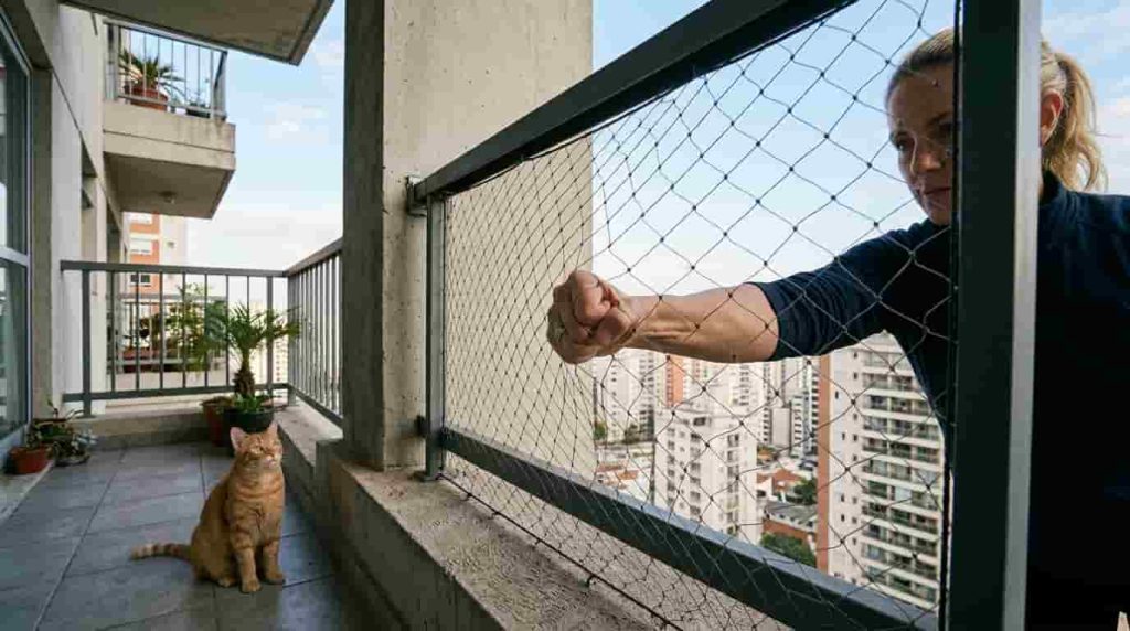 Choosing Material for Your Cat Safety Net for Balcony