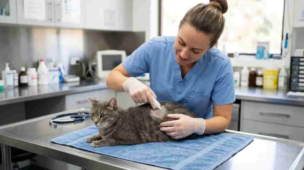 Professional Care for Feline Skin Repair