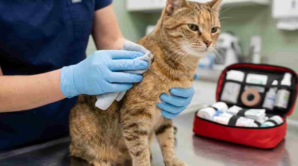 Emergency Steps and Essential Oils for Cat Grooming Risks