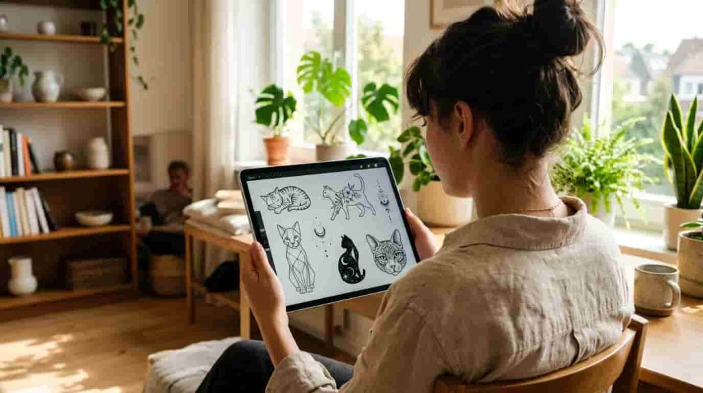 Finding Whimsical Cat Ink Ideas