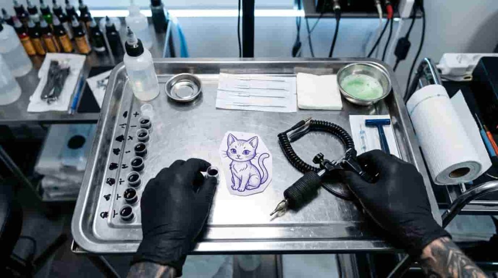 Preparing for Your Feline Tattoo Art