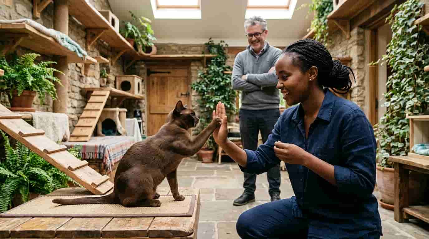 cat-trick-training-teach-high-five