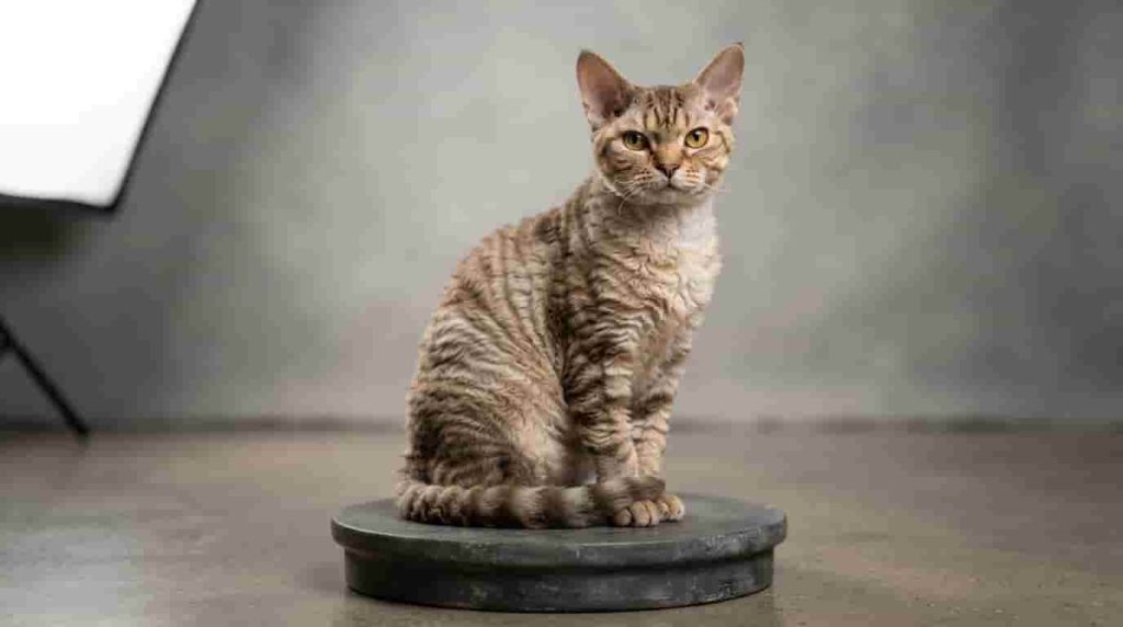 Distinct German Rex Cat Characteristics