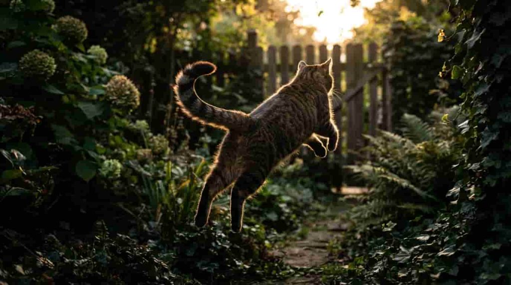  Cat  Tail Movements Control Mid Air Balance