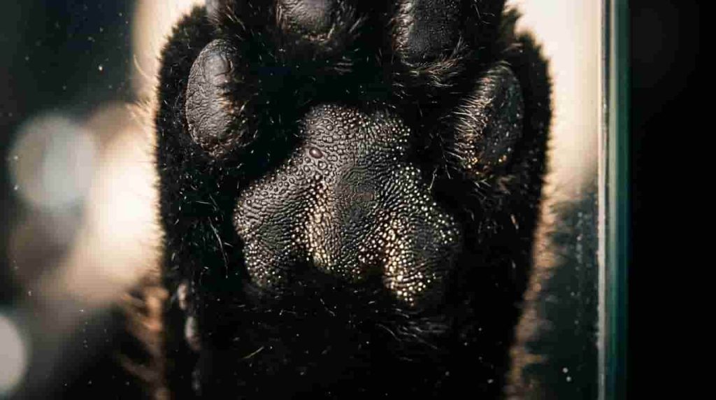 Cat Walking With Direct Register Footsteps
