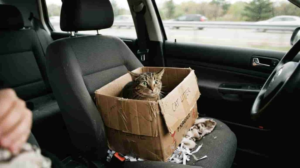 Common Mistakes When Traveling With a Cat in a Car