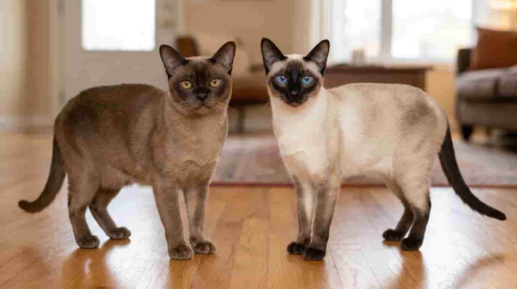 Burmese Cats vs Siamese