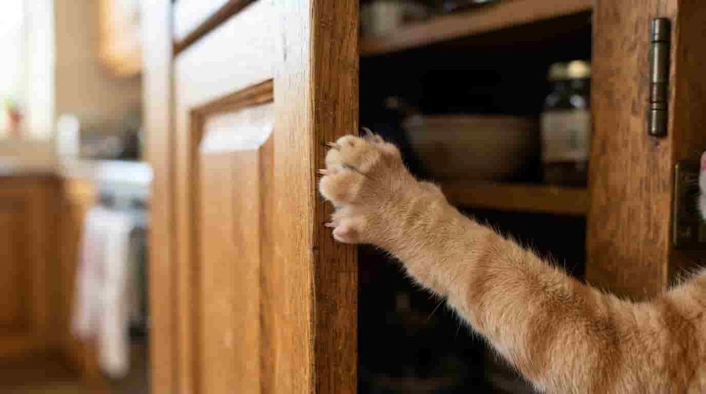 How Cats Figure Out How to Open Doors?