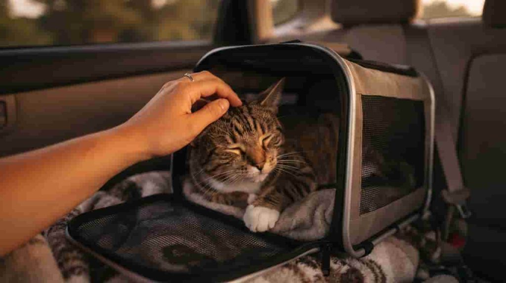 How to Keep a Cat Calm During a Long Car Ride