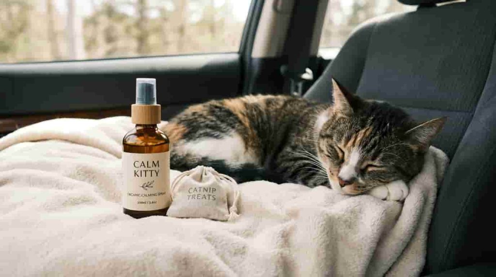 What Can I Give My Cat to Calm Her Down in the Car?