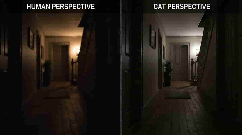 What Do Cats See in the Dark That Humans May Miss?