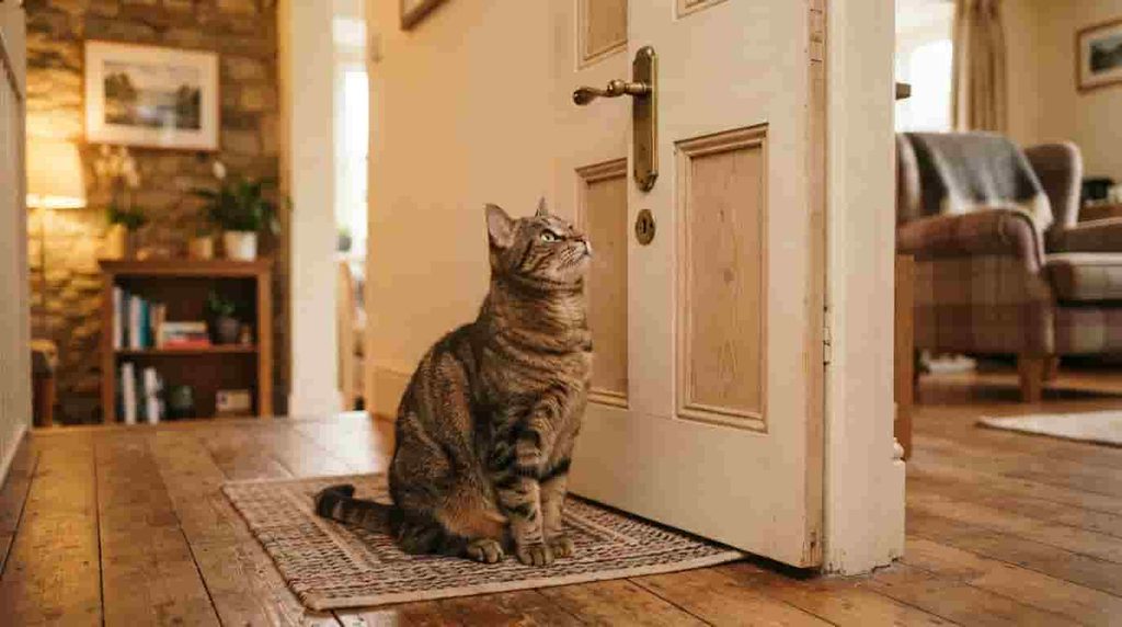 How Cats Open Different Types of Doors?