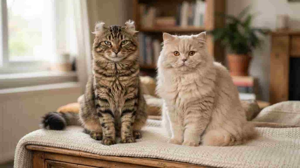 Highlander vs British Longhair