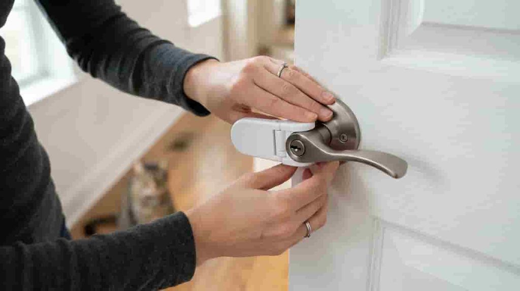 How to Stop a Cat From Opening Doors